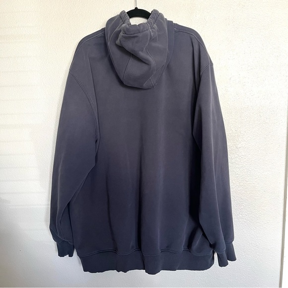 Carhartt Rain Defender Navy Blue Hoodie Workwear Heavy Mens Size 3XLT Tall XXXL - Picture 2 of 12